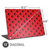 DC Comics Harley Quinn Logo Pattern Universal Laptop 15in (12.2 x 8.8in) Skin